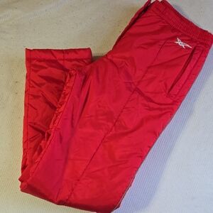 Asics Thermolite Womens Bright Red Insulates Sweats Size 14